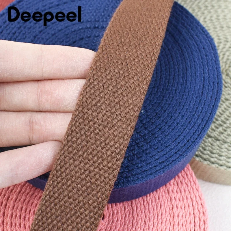 8 метров 20-50 мм хлопковая лента толщиной 2 рюкзак холст ремень для сумки швейная