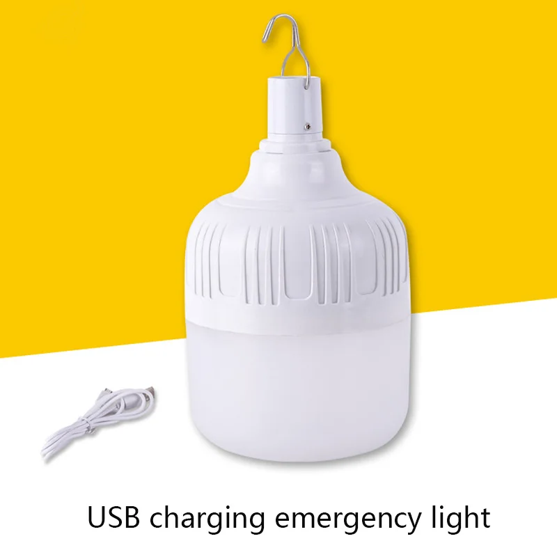 

LED Camping Light Outdoor Portable USB Rechargeable Bulb For Hiking BBQ Fishing