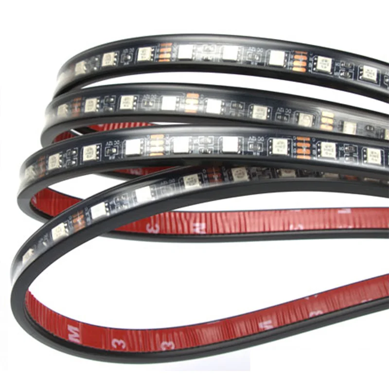 Светодиодная лента для автомобиля гибкая неоновая лампа нижней части кузова с