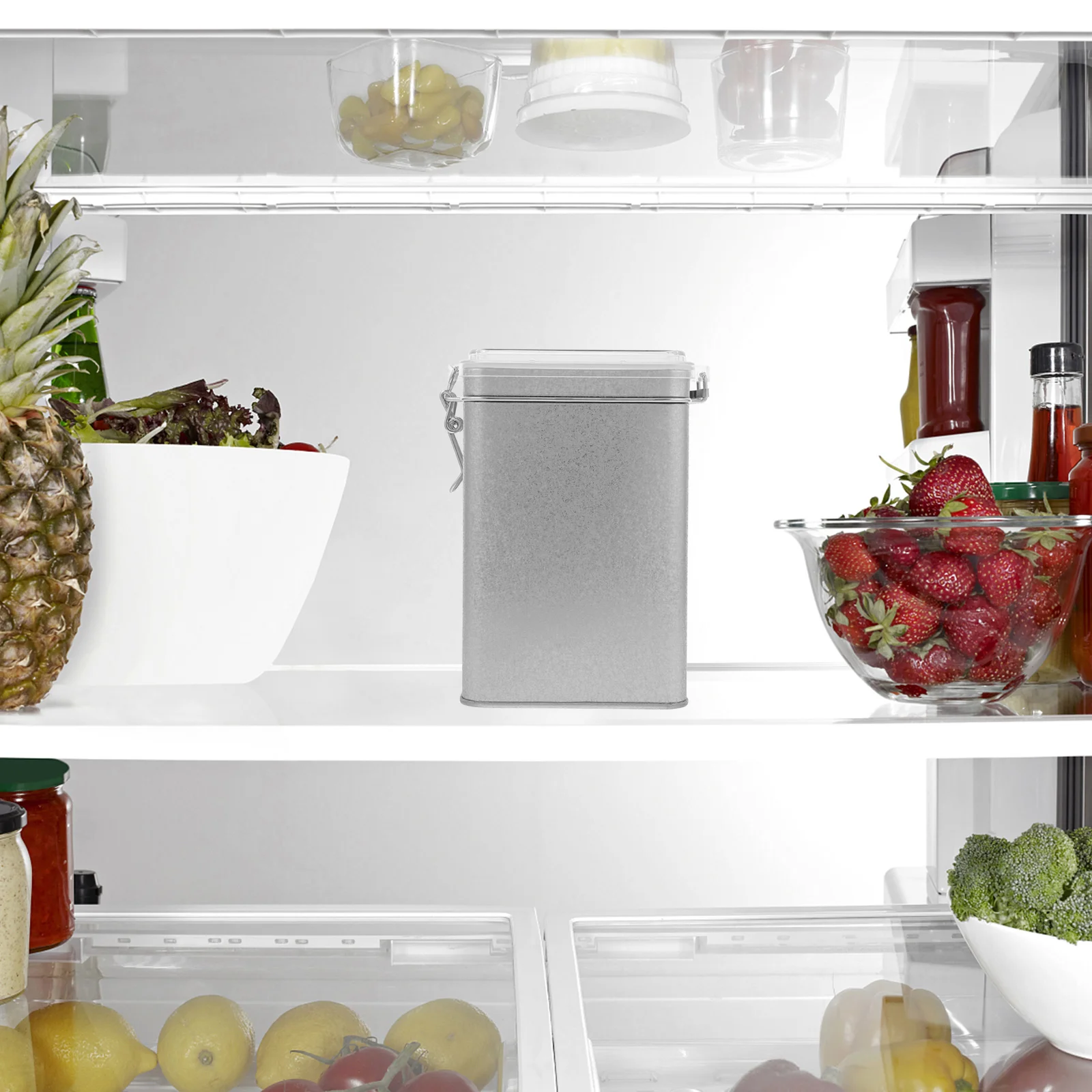 Вакуумная канистра для кофе жесть герметичный контейнер хранения кофейных зерен