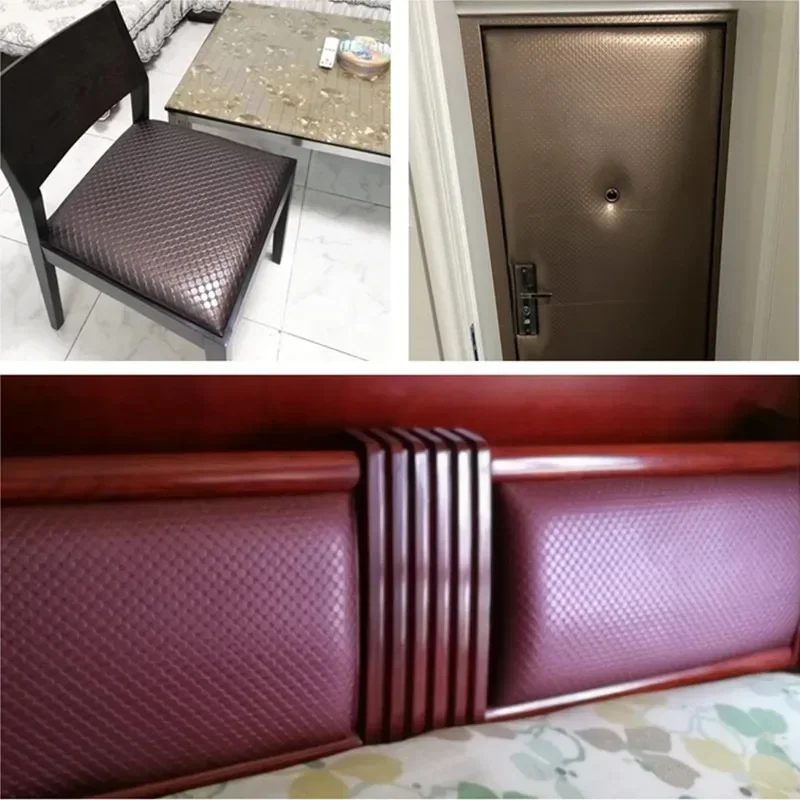 Самоклеящаяся кожа для ремонта дивана нашивка мебели стола стула наклейка