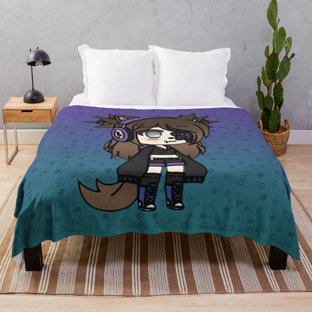 

Life Series-Karin The Strange Goth Girl Blanket Throw Anti-Pilling Flannel Fuzzy Blanket Tapestry Throw Blankets
