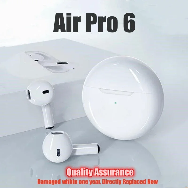 Беспроводные наушники TWS Pro 6 цвет в ассортименте