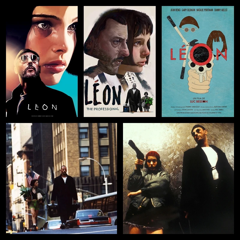 

24style Choose Leon movie Print Art Canvas Poster For Living Room Decoration Home Wall Decor Picture