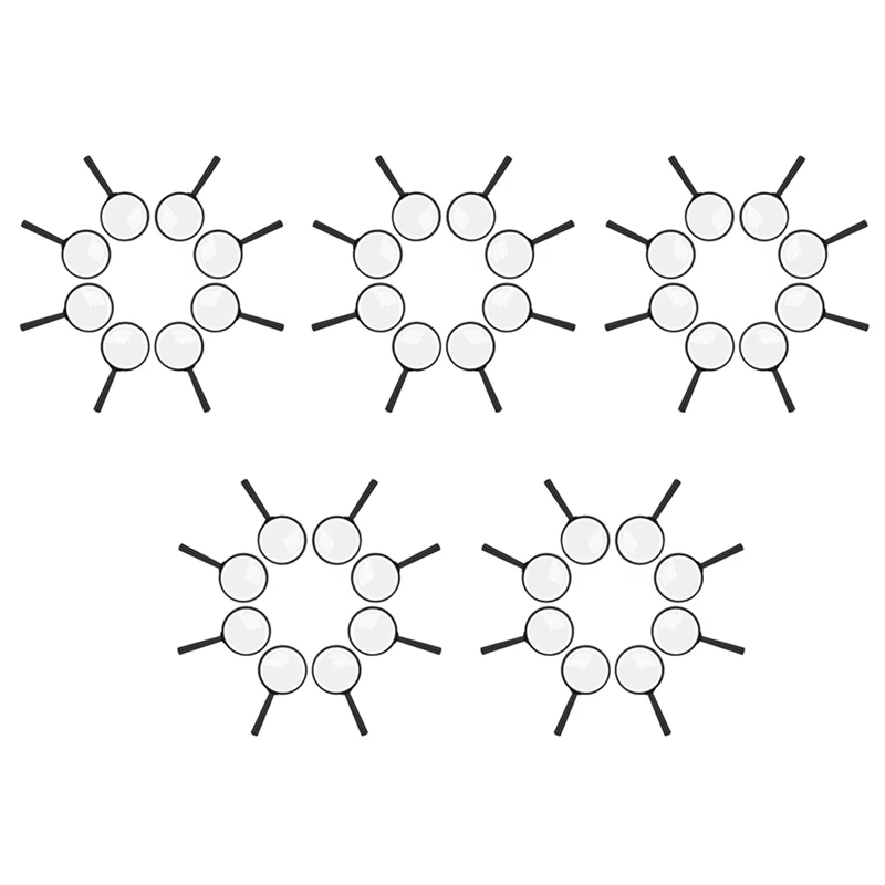 

Детское увеличительное стекло 40 шт., пластиковое ручное мини портативное увеличительное стекло, Маленькая детская лупа, игрушки для Explorer