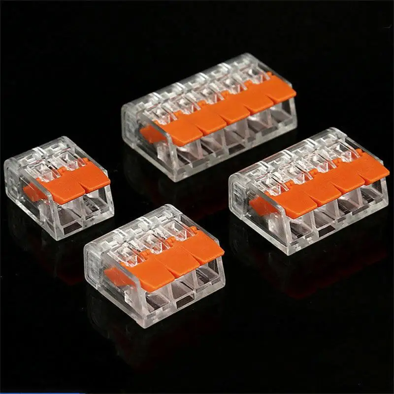 

Reused Terminal Blocks Spring Type New Wire Connector Packaged In A Whole Box Box Wire Connector