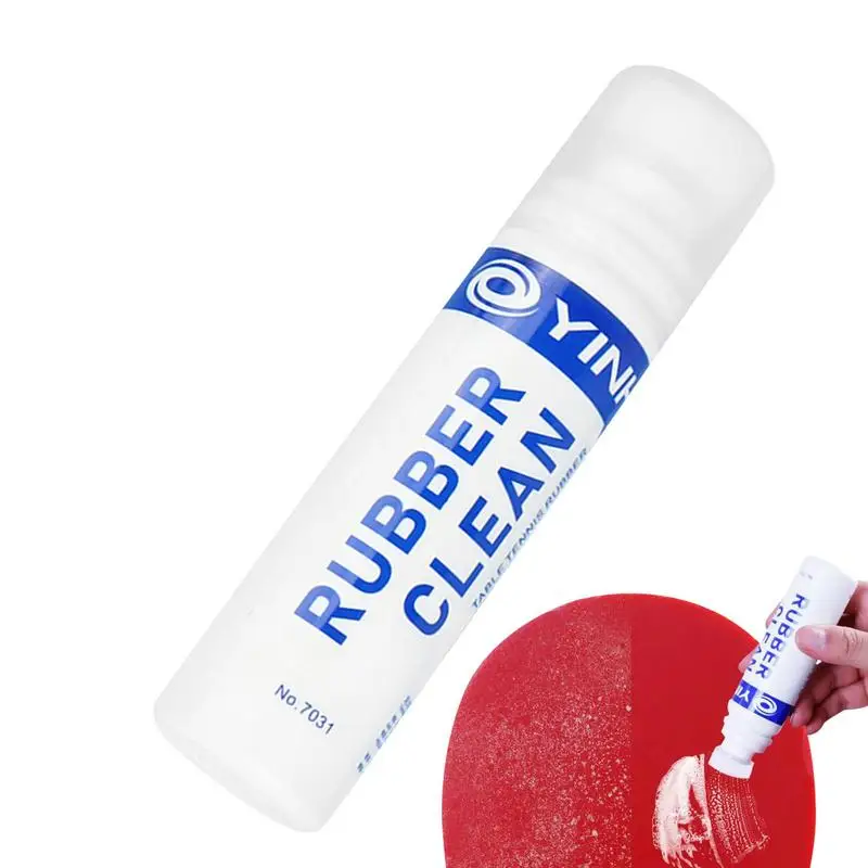 

Table Tennis Rubber Cleaner Table Tennis Paddle Cleaner With Sponge Brush Ping-Pong Bat & Blade Equipment Care 2.5 Oz Mighty
