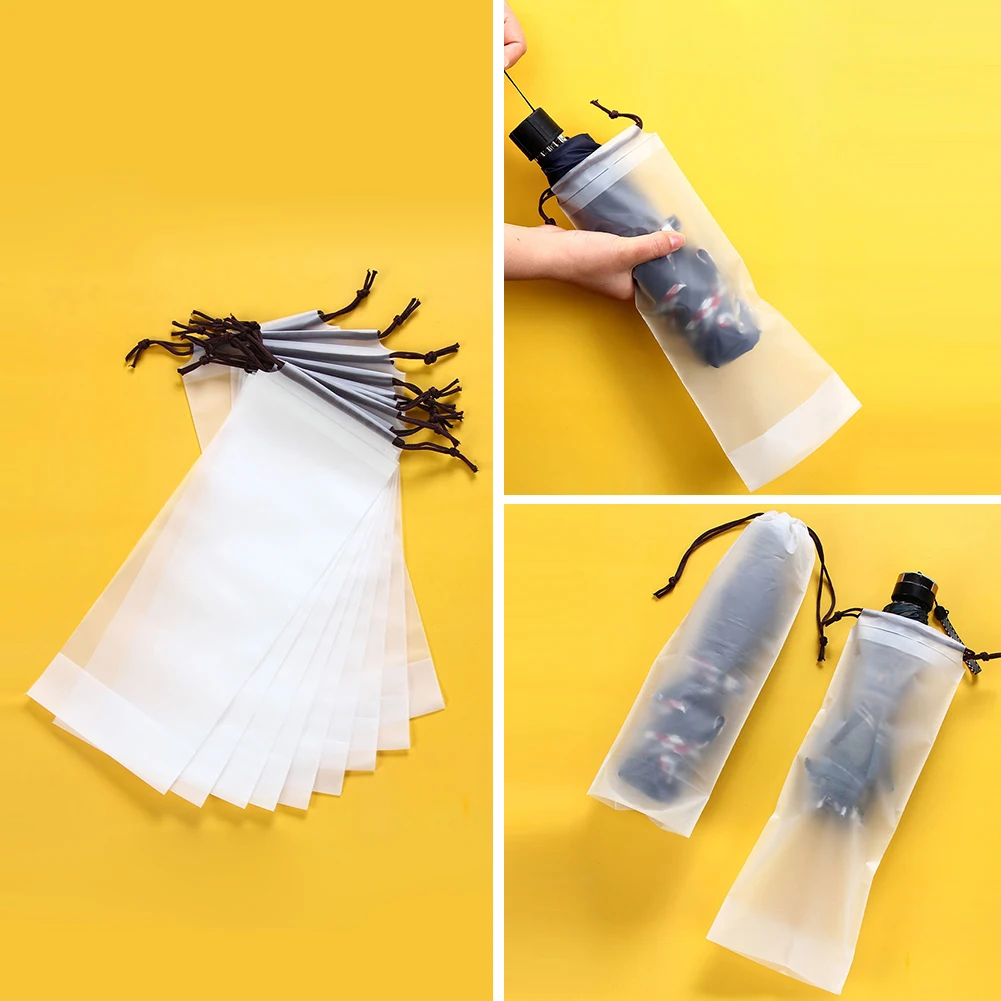 

New Bag Umbrella Cover Reusable Portable Car Umbrella Barrel Drawstring Storage Office Umbrella Holder Umbrella Accessory Bag
