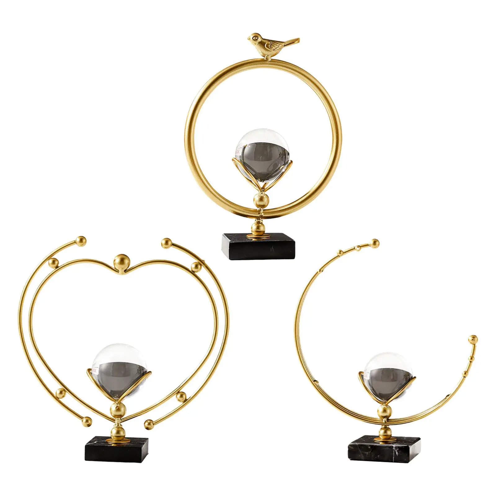 

Ball Ornament Ball Statue Decor Table Centerpieces Decorative Nordic Present Art