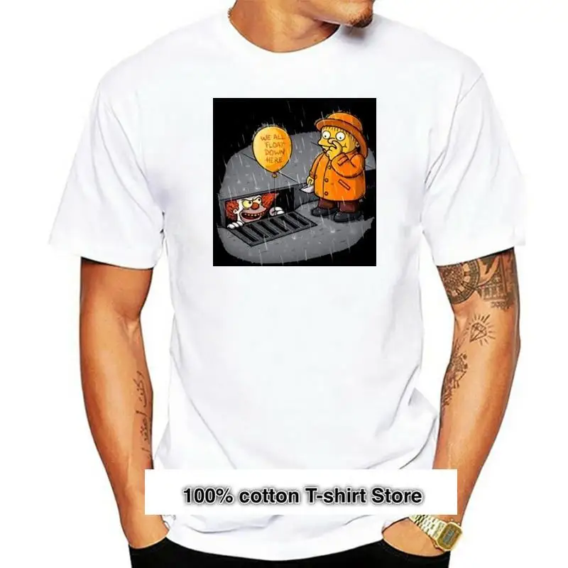 

Camiseta с принтом летр для мужчин, camisa 2022 хлопка для манги Корта, Krusty de Stephen King, nueva de 100%