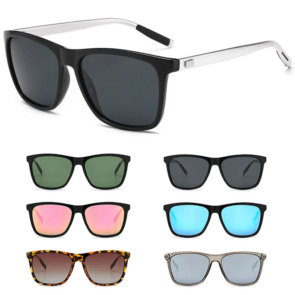 

New Square Polarized Sunglasses vintage Square SunglassesOne-piece Lens Eyewear Sports Outdoor glasses