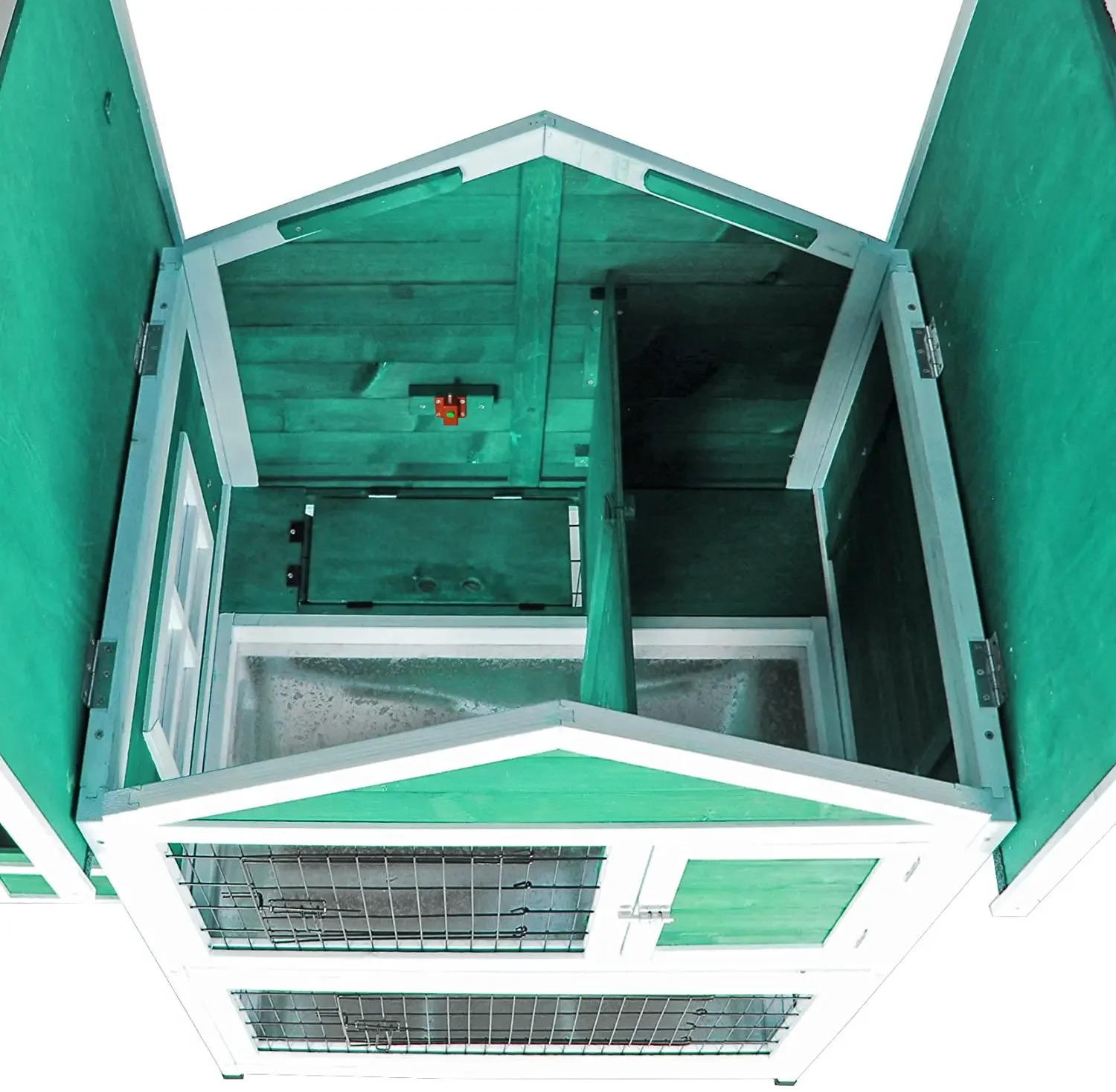 Уличная деревянная клетка для кролика