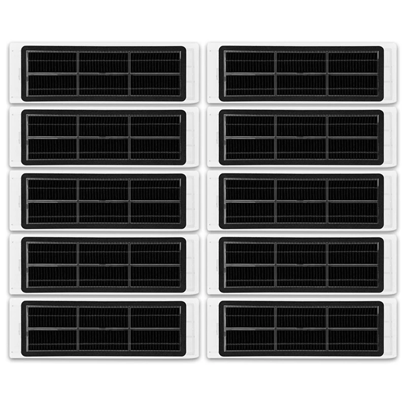 

Фильтр HEPA с активированным углем для Xiaomi Roborock S6, S5 MAX, S60, S65, S5, S50, S55, E25, E35, запчасти для пылесоса, аксессуары, 10 шт.