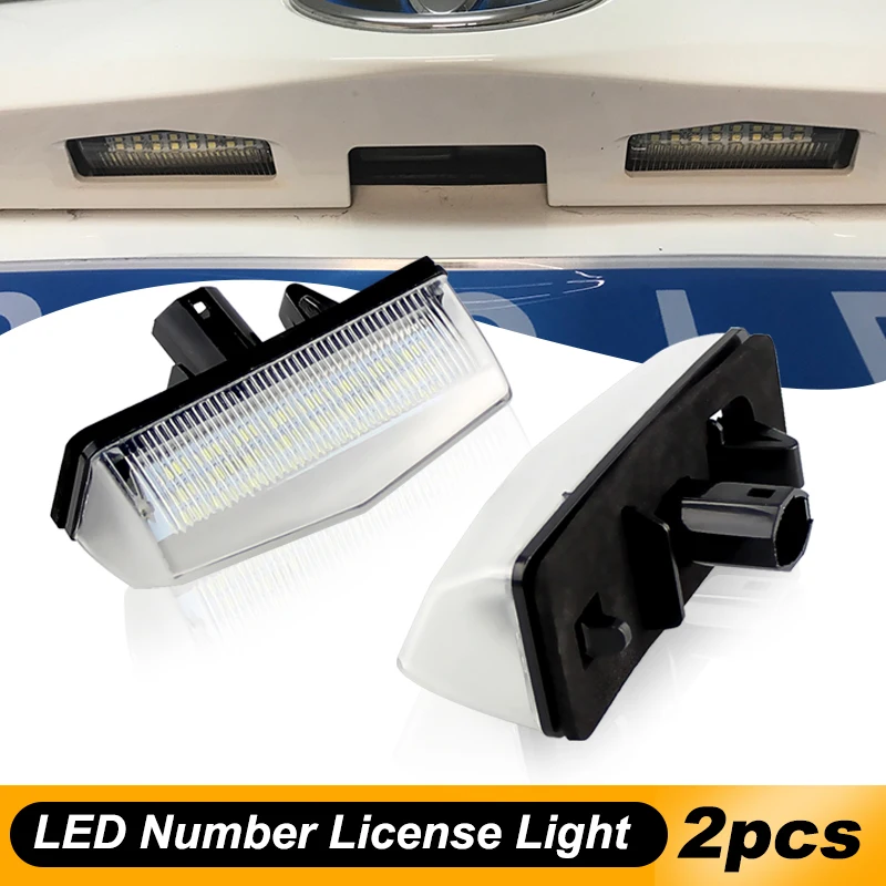 

Для Toyota Prius XW20 XW30 Prius Plus/V Venza Matrix RAV4 Для Lexus CT200h Scion tC Белые светодиодные фонари номерного знака 81270-53011