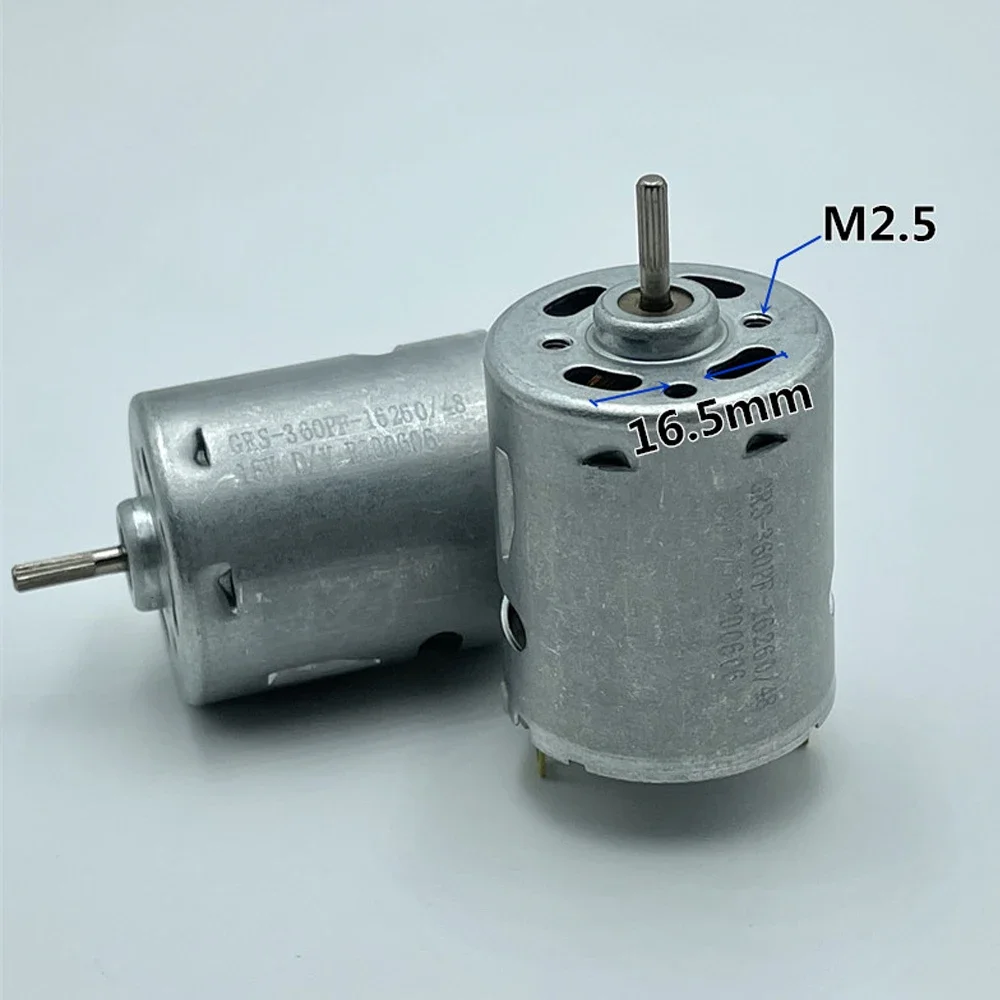 

DC 6 В-18 В 9700 об/мин Mini RS-360PF-16260 двигатель угольная щетка тисненый вал с охлаждающим вентилятором дрель инструмент двигатель бытовой техники