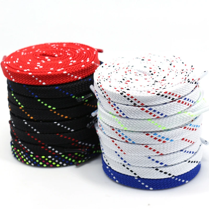 

Men's and Women's Couple Adult Twill Two-Color Casual Cool Shoelace Double-Layer Flat Shoelace Board Shoes Canvas Shoes Rope