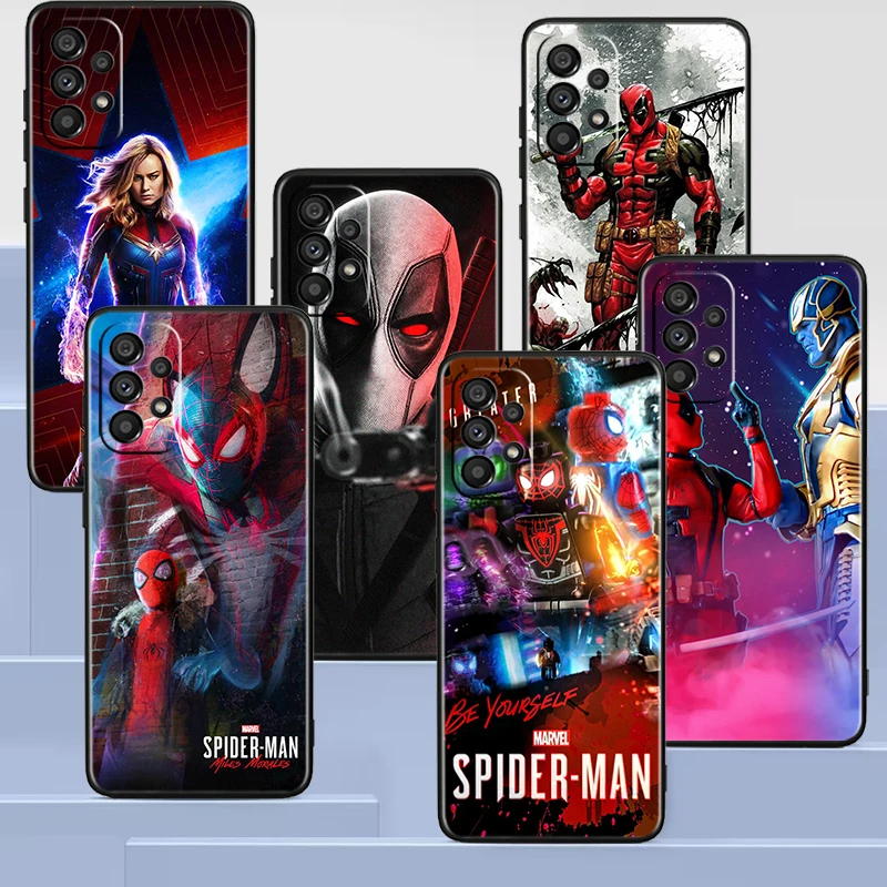 

Marvel Rocket Raccoon Cool Black Phone Case For Samsung A73 A72 A71 A53 A52 A51 A42 A33 A32 A23 A22 A21S A13 A03 5G Cover