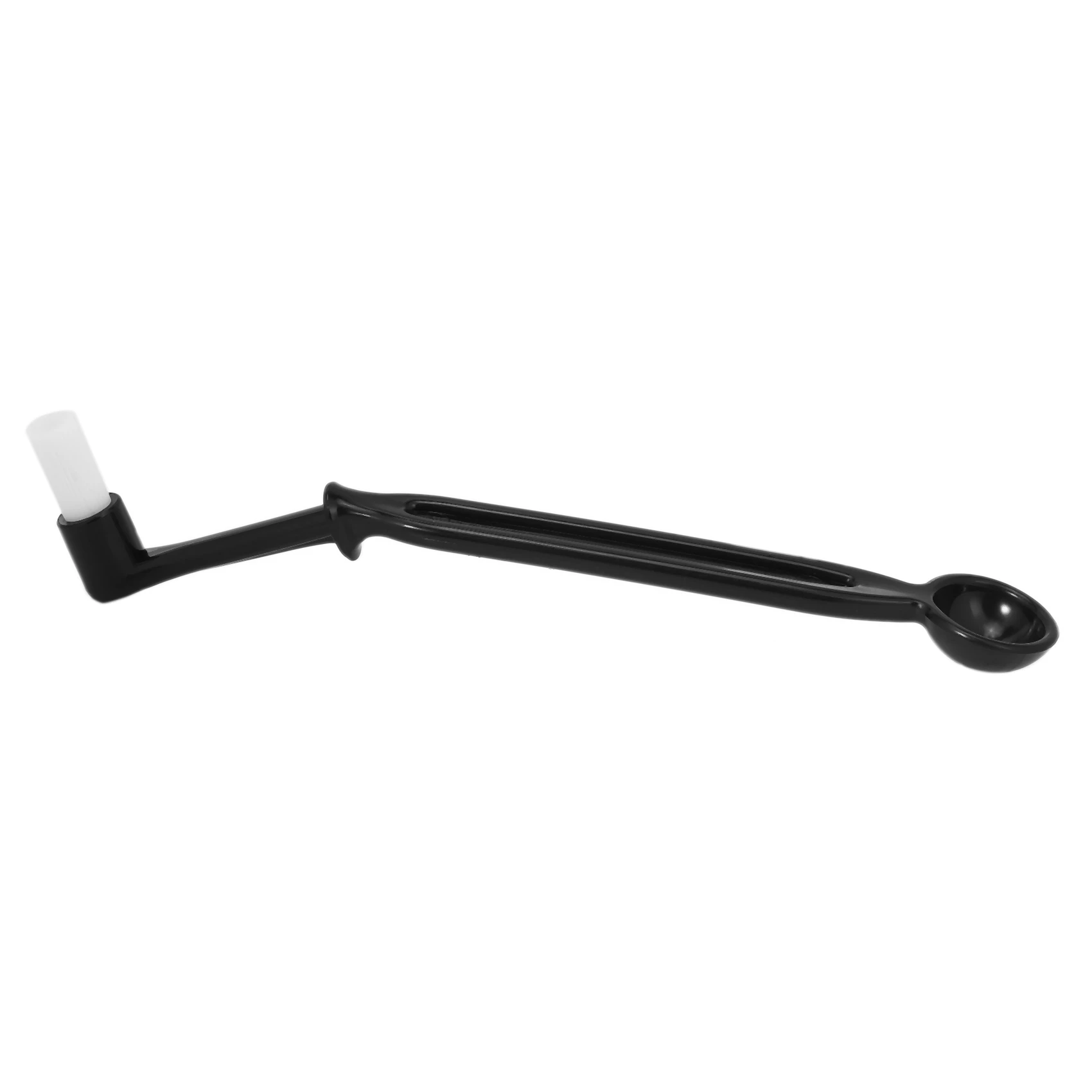 

2 in 1 Coffee Machine Grouphead Cleaning Brush Spoon Angled Detergent Scoop