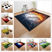 3d sports balls living room rugs and carpets bedroom carpet for children room boys birthday gift play mat kitchen area rug