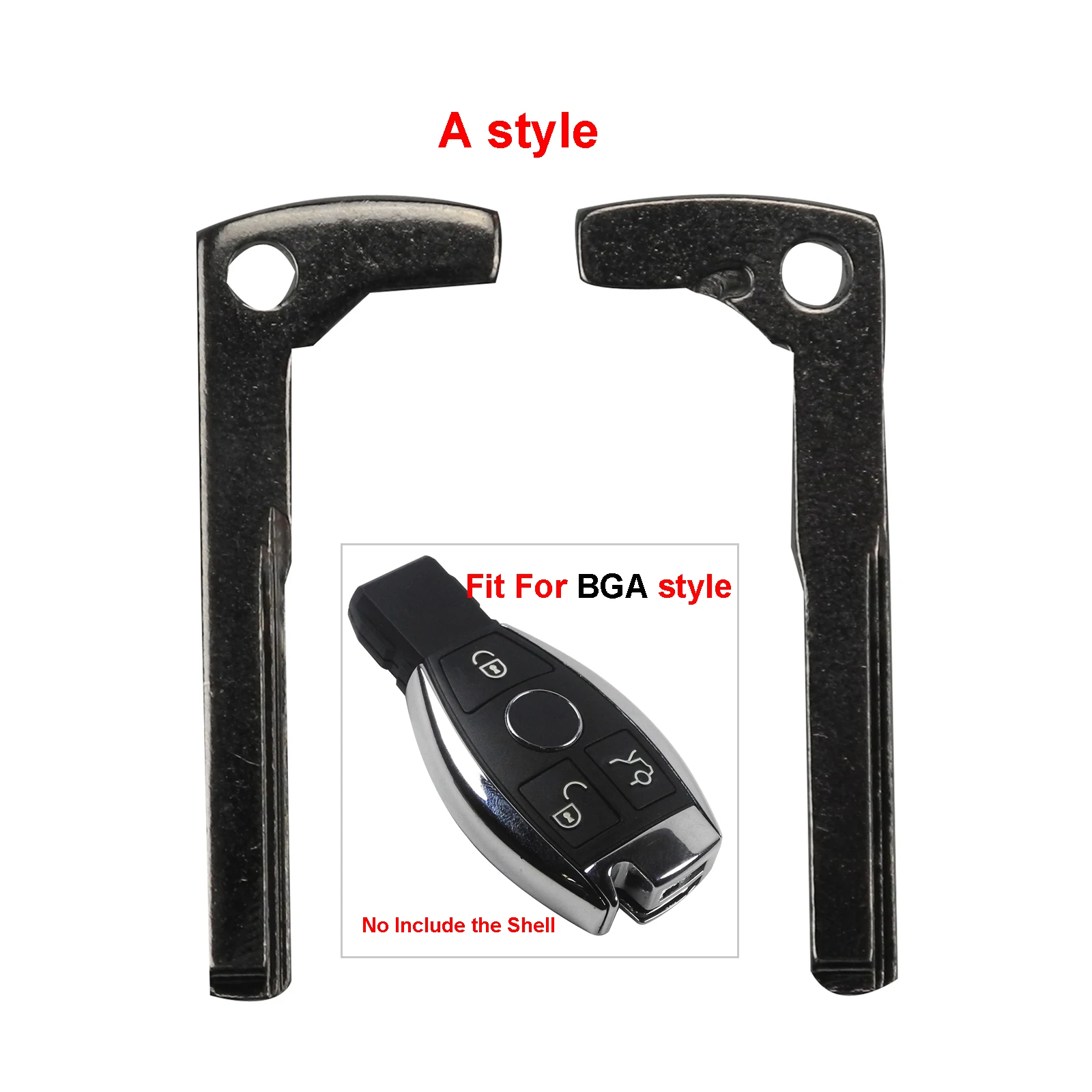 

Для Mercedes key для Benz A E S G класс, CLK SLK ML Sprinter неразрезанный ключ для дистанционного управления Fob нерезанное лезвие ключ черный