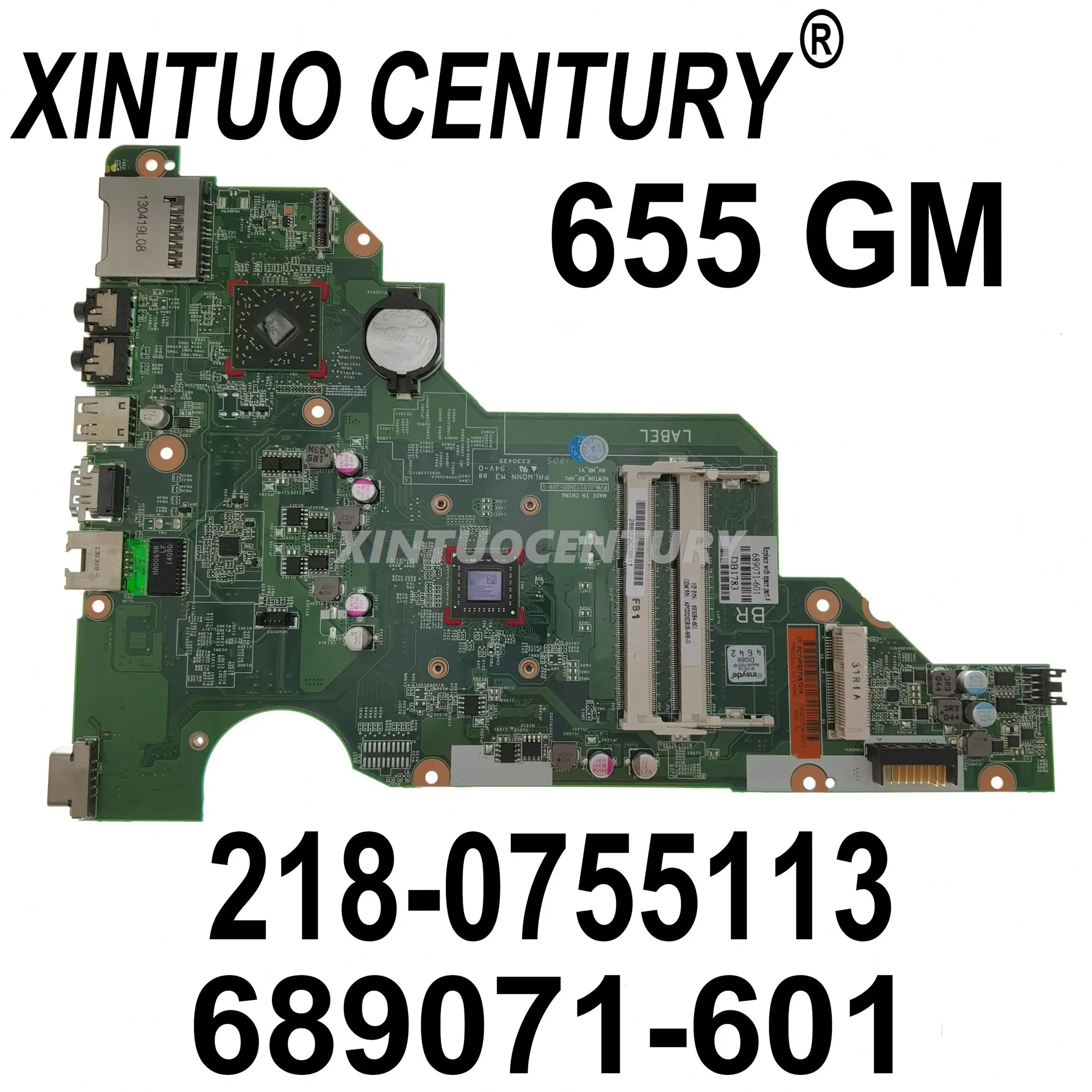 689071-001 689071-601 For HP Probook 655 CQ58 notebook motherboard motherboard 010172W00-36V-G EM1200 DDR3 100% test work