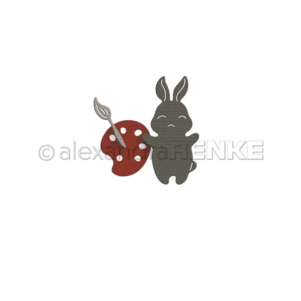 

2022 Newest Artist Rabbit Metal Cutting Dies Diy Greeting Card Handmade Decorate Embossing Mold Craft Knife Blade Punch Template