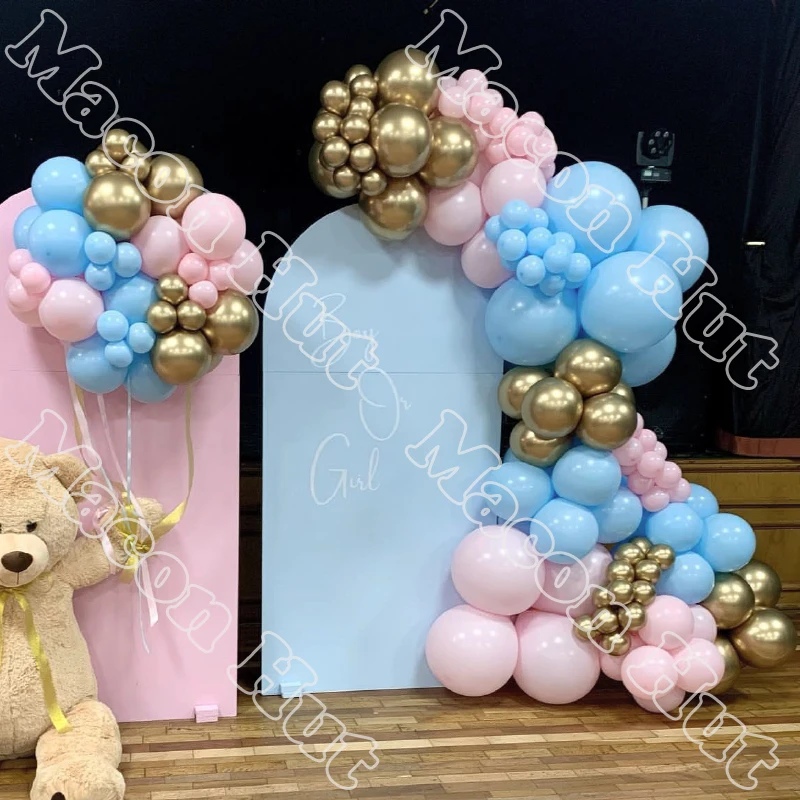 

160pcs Colorful Matte Latex Blue Balloon Garland Background Baby Shower Wedding Birthday Party Festival Events Decoration Kits