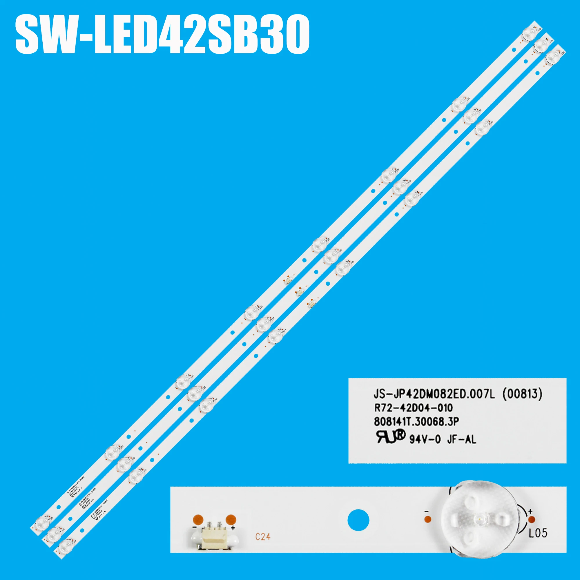

10 комплект светодиодной ленты подсветки для STARWIND 42SB300 SW-LED42BB200 Fusion FLTV-43A210 JS-JP42DM082ED.007L(00813) R72-42D04-010