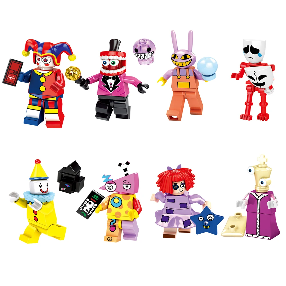 Цифровые строительные блоки Bandai Pomni Ragatha Gangle Zooble