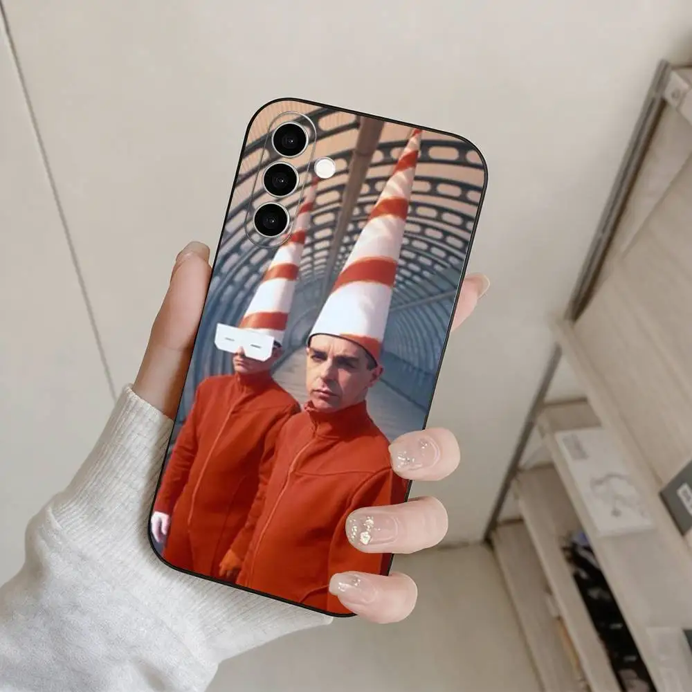 Фото Чехол для телефона Band P-Pet Shop Boys для Samsung Galaxy A73, A72, A71, A70, A53, A52, A51 и других моделей, мягкий черный чехол. №5