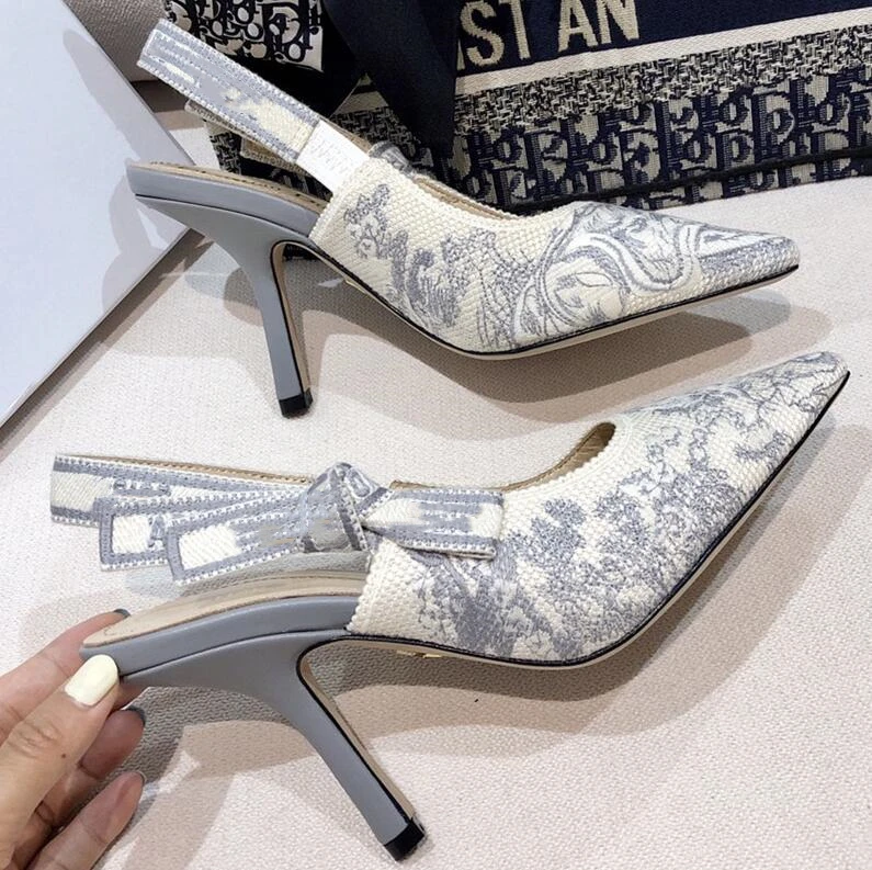 Women's High Heel Sandals Butterfly Knot with Straps Heels Summer Sandal Woman Shoes Alphabet High Heels Women's Party Leather