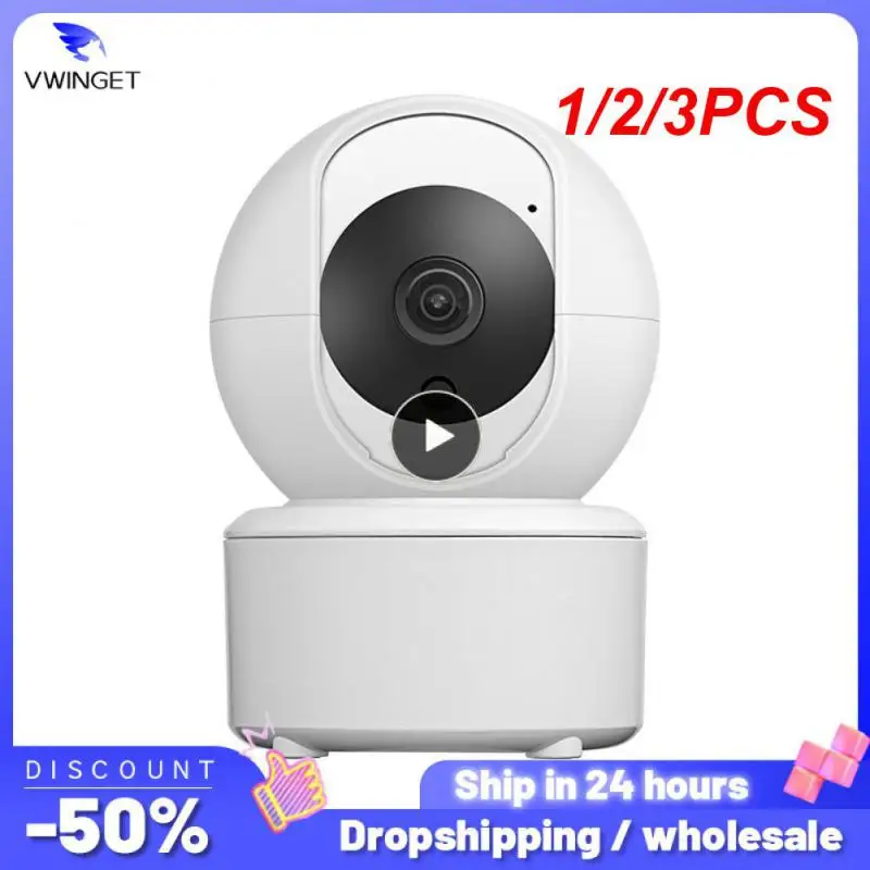 

1/2/3PCS IP WiFi Camera Surveillance Security Baby Monitor Automatic Human Tracking Cam Full Color Night Vision Indoor Video