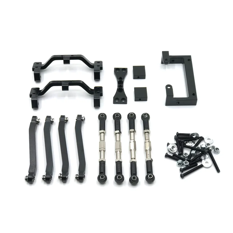 Metal  Upgrade  Modification  Bumper  Bracket  Tie  Rod  Servo  Seat  For  MN 1/12  D91 D90 D96 MN98 99S RC Car Parts enlarge