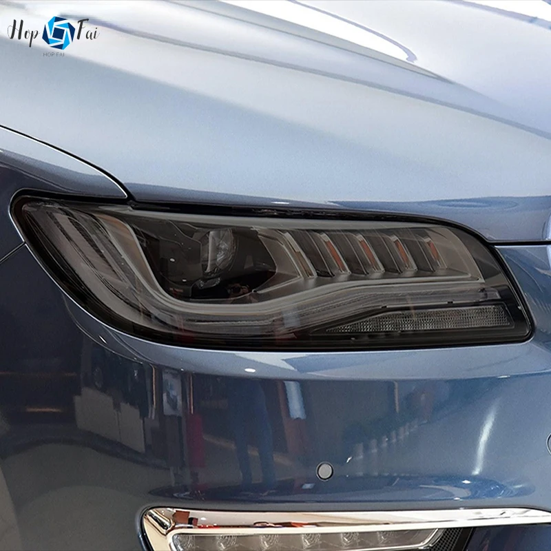 

2 Pcs Car Headlight Protective Film Headlamp Transparent Black TPU Sticker For Lincoln MKZ 2017 2018 2019 2020 Accessories