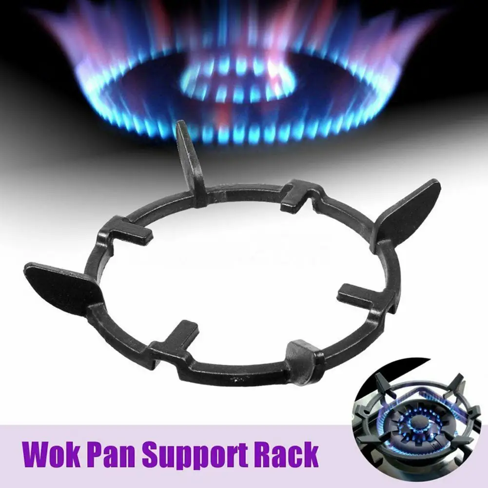 

Wok Stand Stable Non Slip Stable Milk Pan Rack Iron Cast Iron Wok Ring Universal Iron Wok Ring for Microwave Ovens