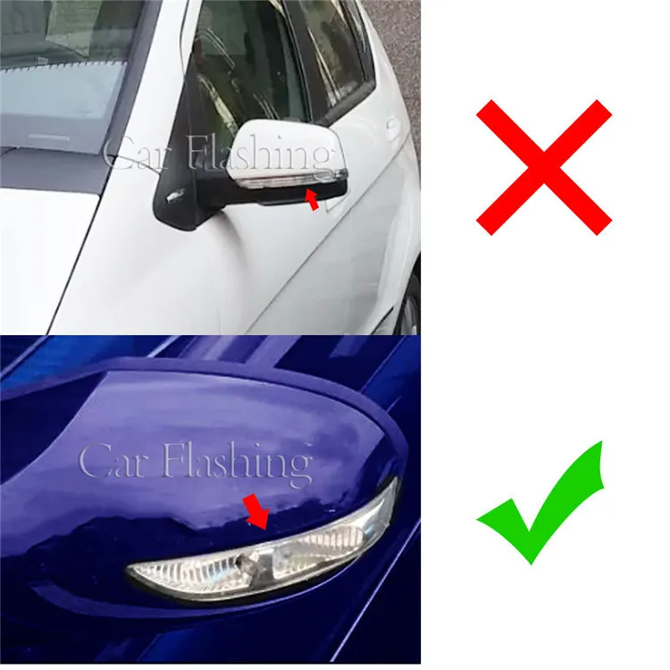 For Mercedes Benz A-Class B-Class W169 W245 B180 B200 Reverse lights A1 80 Mirror turn signal LED