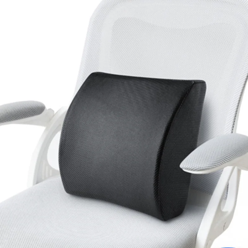 

3 Color Soft Memory Foam Lumber Support Back Massager Pillow Back Massager Waist Cushion for Car Chair Home Office Relieve Pain