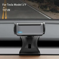 tefun for tesla model 3 model y 2021 2022 mobile phone holder cell phone electric bracket stand model y accessories