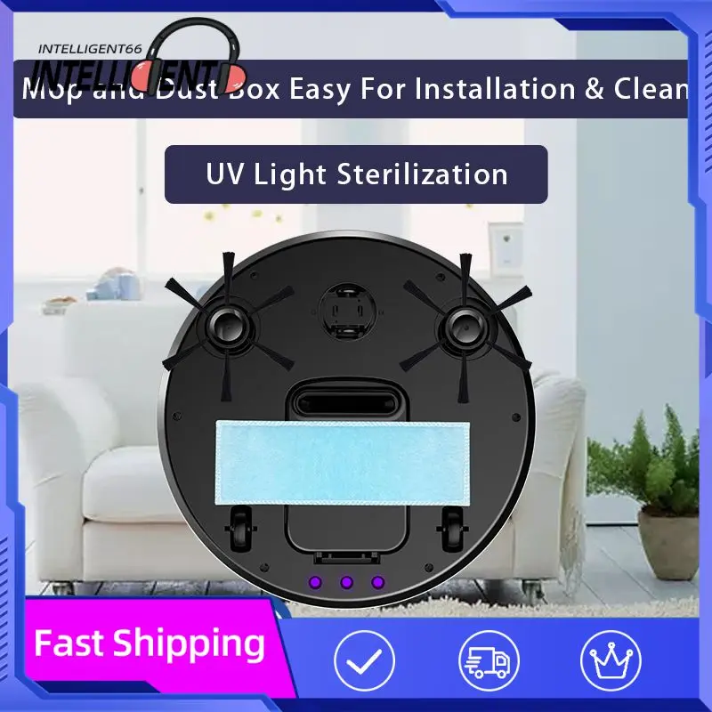 

Робот-пылесос с мощным всасыванием, 2400 мАч, 200 мл, 6 Вт, 3 точки