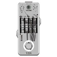 vsn lef 317b bass eq pedal 5 band equalizer pedals for bass guitar with 5 band graphic mini size true bypass