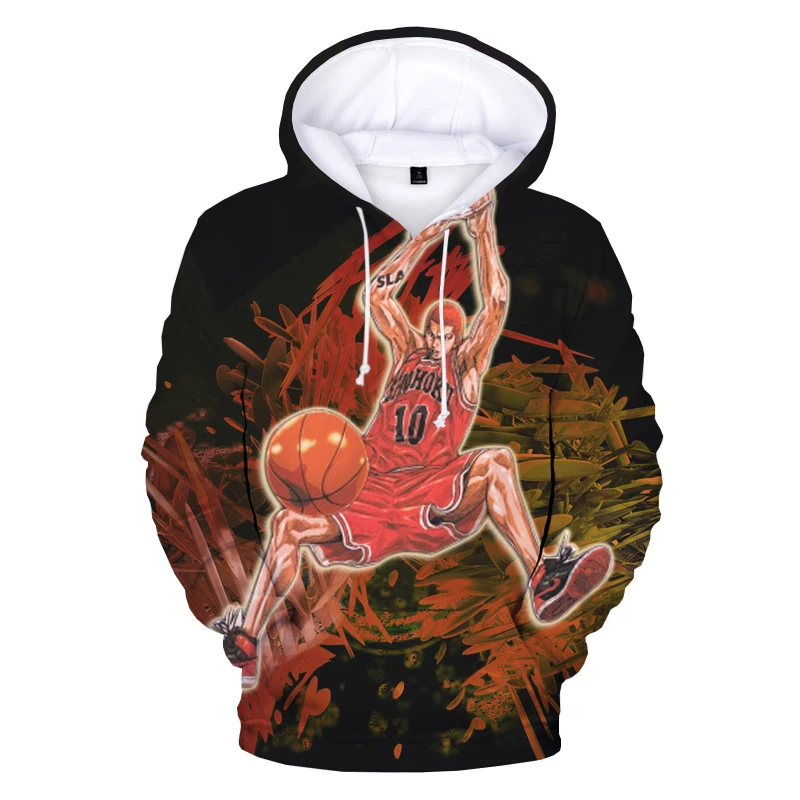 

Slam Dunk 3D Printed Hoodies Unisex SHOHOKU Sweatshirts Japanese Popular Anime Funny Hip Hop Harajuku Pullover Plus Size 2XS-5XL