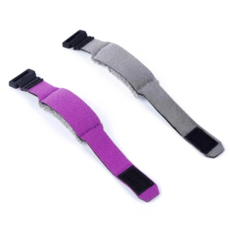 

2PCS Guitar Fret Strings Mute Dampeners Muter Wraps Acoustic Classic Guitars Bass Ukulele Accessories, Gray & Purple