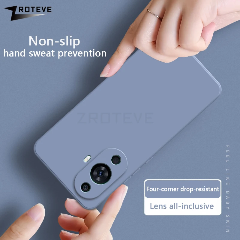 Чехол Nova12s ZROTEVE оригинальный жидкий силиконовый мягкий чехол для Huawei Nova 12s 12SE 12i 11
