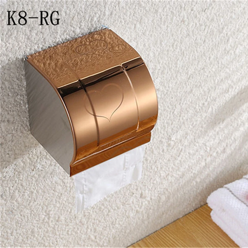 stainless steel toilet paper tray roll traceless tissue paper holder storage box wall mounted bathroom wc shelf accessories free global shipping