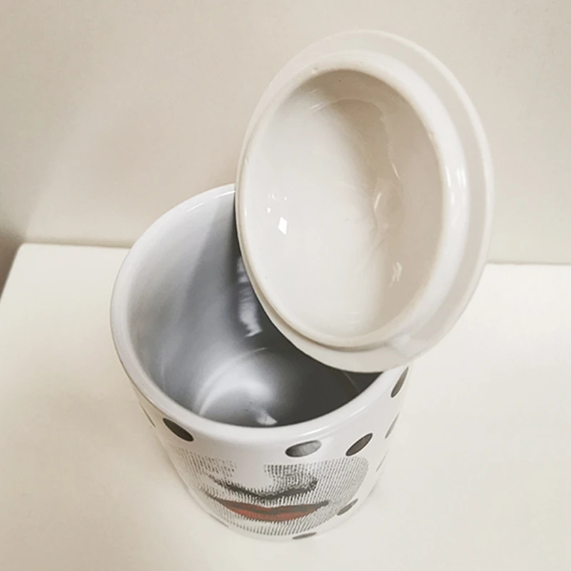 Черный горшок с красным горшком ароматизированный подсвечник керамическая