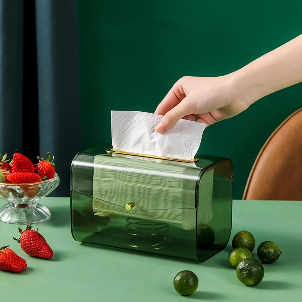 

Transparent Tissue Holder Wooden Clear Acrylic Tissue Box Household Tissue Box Car Tissue Box Furniture Storage Box