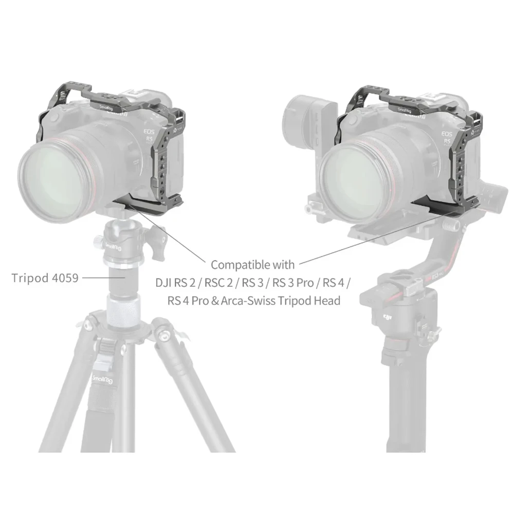 Быстросъемная клетка SmallRig HawkLock для Canon EOS R5 Mark II 4977/5029