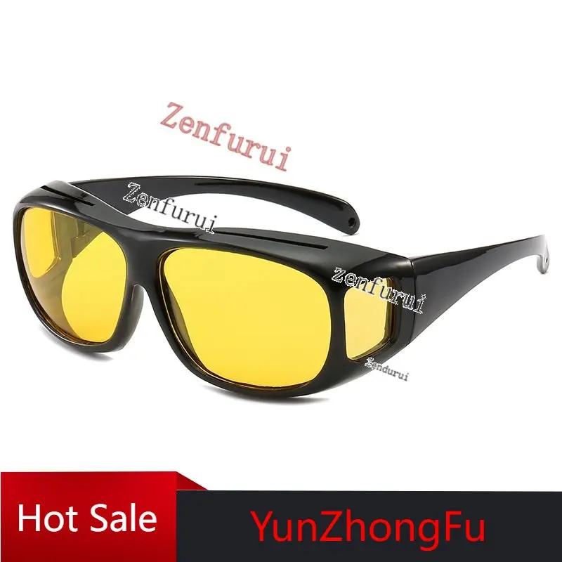 

High beam proof transparent night vision glasses Driver sunglasses Polarized ultraviolet protection windproof sunglasses