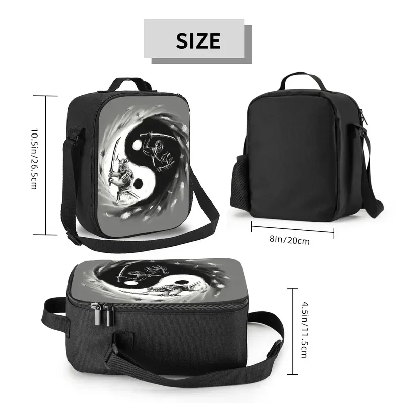 Хорошие и призрачные термоизолированные сумки для обеда Инь Ян японский