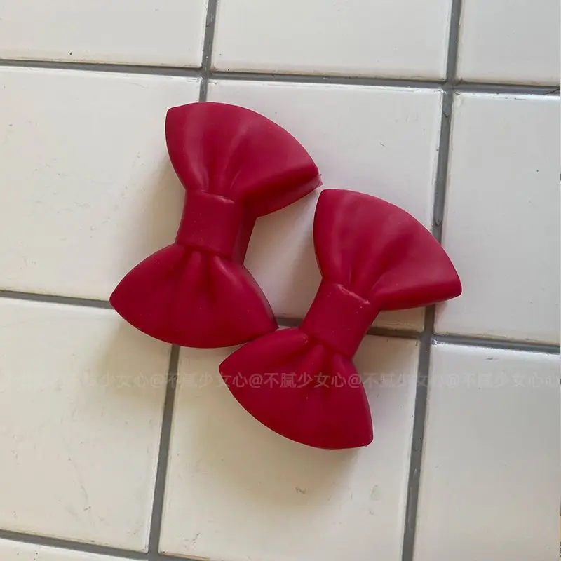 

MOONBIFFY Силиконовые прихватки для духовки 2 шт., темно-красный/розовый